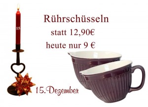 Schüssel zum Backen von Ib-Laursen gibt es am 15.12.2010 im Julekalender.