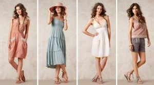 Die Kleider, Shorts und Tops des Themas "Cote d`Azur" passen zum Flair der französischen Rivera. Gefunden in der Sommerkollektion 2012 von Noa-Noa.