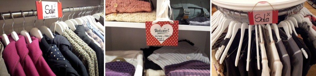 Noa-Noa, Container, By Ti-Mo, Nü by Staff-Woman und Miel by Chic-Antique wird im Winterschlussverkauf reduziert angeboten.