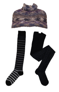 Scarf und Socken von Container im Winter 2013