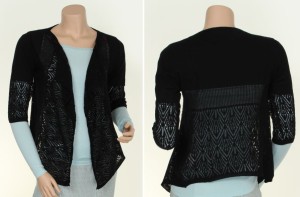 Noa Noa Cardigan 1-3909-1 in Schwarz