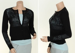 Noa Noa Cardigan 1-3910-1 in Schwarz