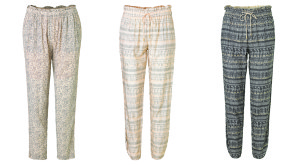 Leichte Hosen in verschiedenen Muster- und Farbvarianten von Noa Noa aus der Kollektion "High Summer 2016"