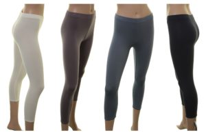 Leggings Antje (18-053) in ivory, sparrow, aqua und night von Sorgenfri Sylt