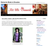 Der Blog von Mit lille Danmark - Tagesaktuelle Informationen zu Lieferungen und allem anderen... Screenshot vom Blog