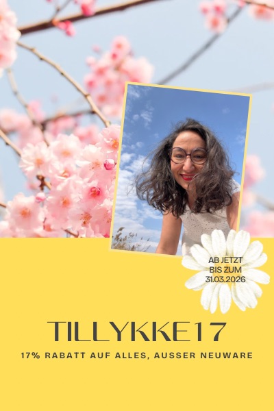 17 Prozent auf alles ausser Neuware - mit dem Code TILLYKKE17