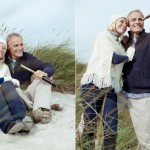 Das Herbst-Fotoshooting in Prerow - Stulpen, Mütze und Poncho von Noa Noa