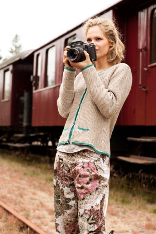 Hose und Strickjacke aus Spring 2013 von Container