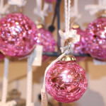 Rosa Weihnachtsbaumkugeln von Lisbeth Dahl