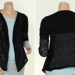 Noa Noa Cardigan 1-3909-1 in Schwarz