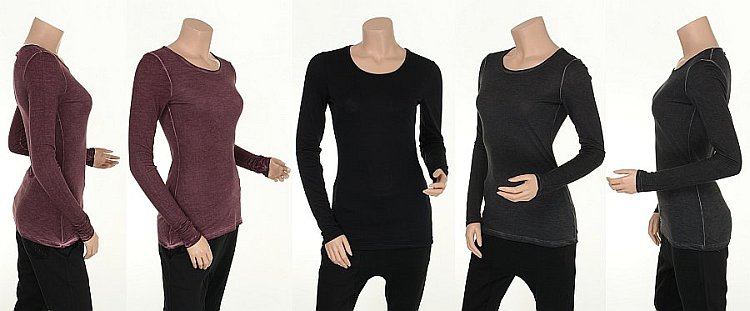 Langarm T-Shirt 4152-50 von Nü by Staff-Woman in 3 Farben