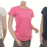 Bamboo T-Shirt 4351-51 in creme, pink honey und blue night von Nü by Staff-Woman