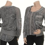 Cardigan 4390-37 in Statue von Nü by Staff-Woman