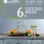 Flyer zur 6. Cocktailnight im Barockviertel Dresden