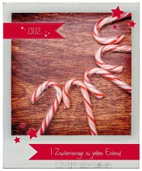 01.12.2015 Julekalender: Zuckerstange zu jedem Einkauf