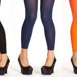 Einfarbige Leggings von Margot: OC Noir, OC Indigo und OC Orange