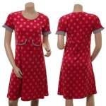 Rot gepunktetes Sommerkleid von Du Milde: Sprudlende Solveig