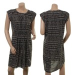 Leicht transparentes Kleid 1-6404-1 von Noa Noa in print grey