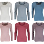 Romantisches Basicshirt Malin in vielen Farben