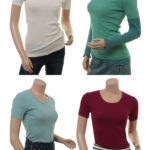 Shirt Maren von Sorgenfri Sylt in den Farben Ivory, Pistachio, Turquoise und Cranberry