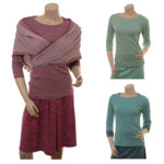 Sorgenfri Sylt - Shirt Bea (17-044 cranberry, pistachio, teal)