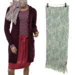 Scarf Noelle 27-108 in plum und midnight von Sorgenfri Sylt