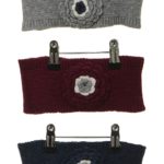 Stirnband Kada 27-114 in stone, plum und midnight von Sorgenfri Sylt